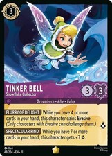 Tinker Bell - Snowflake Collector 48/204 Legendary Winterspell Lorcana Near Mint