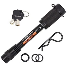 79631 Keyed Unique 5/8" Trailer Hitch Lock with Extra Long 3 Black 1pc 5/8"