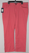 NWT Chaps 5-Pocket Twill Nantucket Red 38 x 30 Stylish Colorful Pants