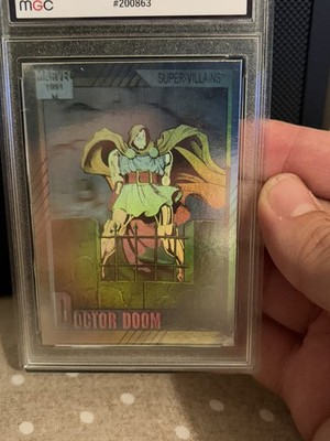 1991 Marvel Universe Doctor Doom Hologramm Chase Trading Card #H-4 Impel 
