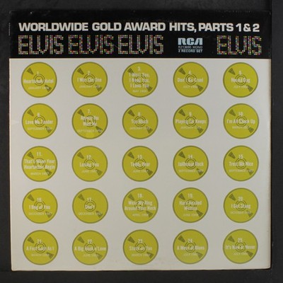 Elvis Presley: Worldwide Gold Award Hits,Parts 1 & 2 Rca 12 '' 2x LP 33 RPM Seale