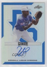 2017 Leaf Perfect Game All-American Classic 19/30 Kendall Simmons Auto 0tw4