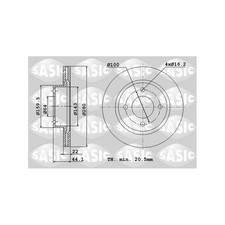 Disque de frein Mini MINI CLUBMAN