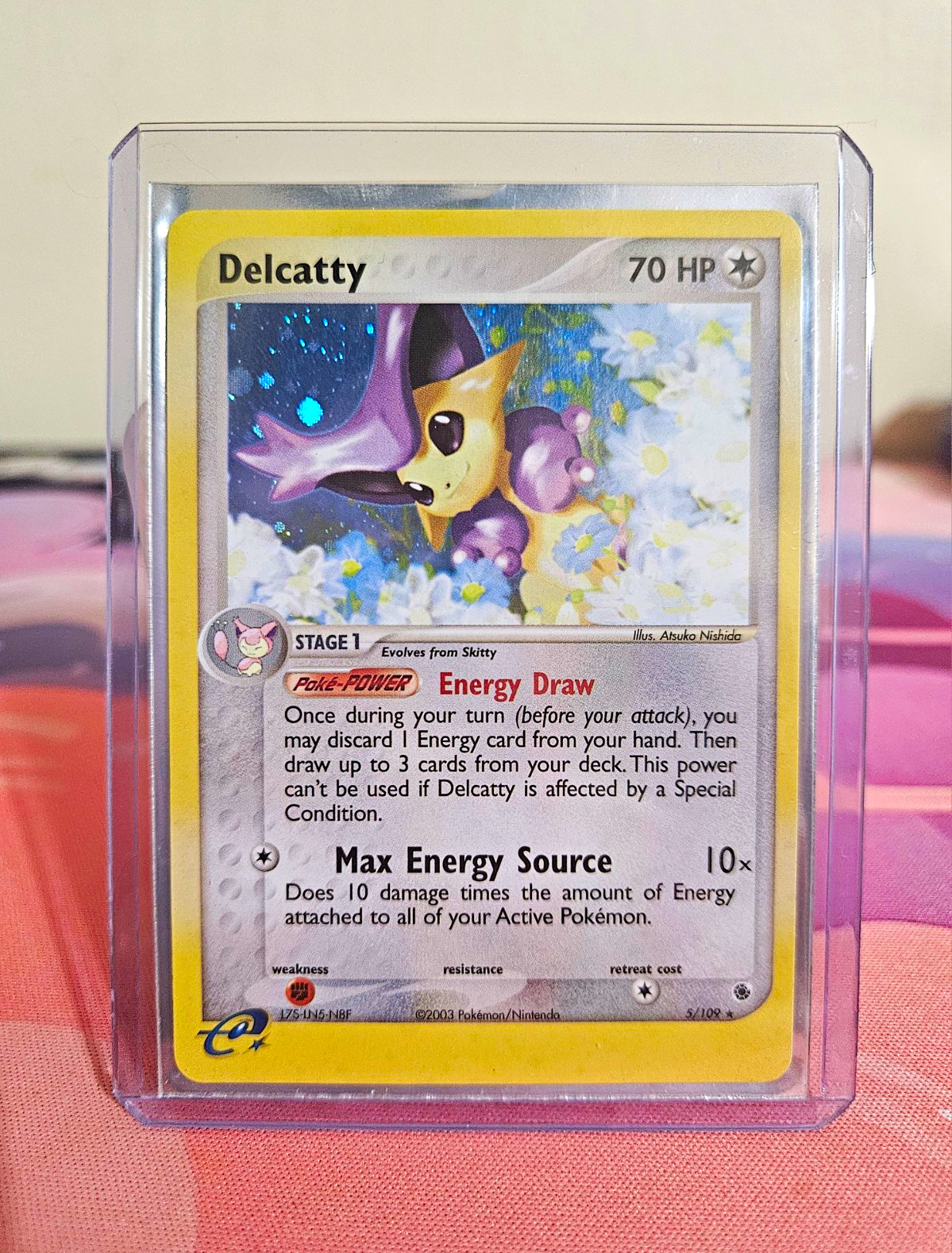 Delcatty (5/109) Holo Rare Holofoil, EX Ruby & Sapphire 2003, LP Cond. - Pokémon