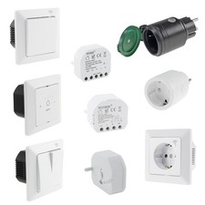 Wifi Funk Schalt-System Komponenten MILOS Schalter, Android/iOS App,Alexa/Google