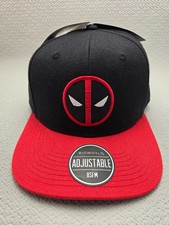 Deadpool Hat NWT Embroidered Adjustable Snap Back Baseball Cap