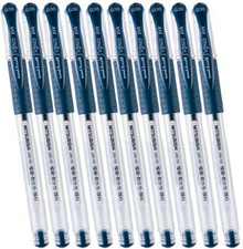 Signo DX UM-151 Gel Ink Pen 10 Set Blue-Black