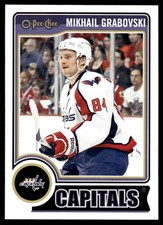 2014-15 O-Pee-Chee #411 Mikhail Grabovski Washington Capitals Hockey Card