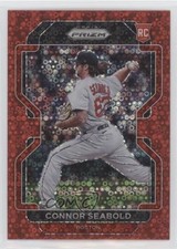 2022 Panini Prizm Red Donut Circle Prizm 29/99 Connor Seabold #86 0s1o