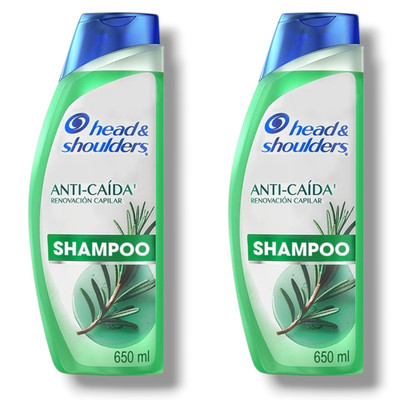 2 Pack Head & Shoulders Anti-caída Renovación Capilar Shampoo 650ml each