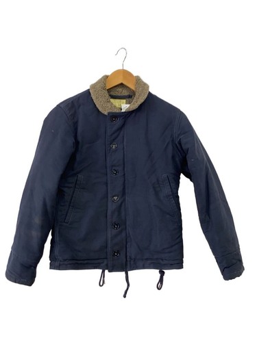 Buzz Rickson S Flight Jacket/34/Cotton/Nvy/Br10966 3784