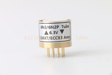 Pair 2pcs 6.3V 12AX7 ECC83 Amp socket to 6N2 6N2P tube converter adapter