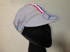 Vintage New York City Marathon Mercedes-Benz Cycling Cap Gray Racing Hat
