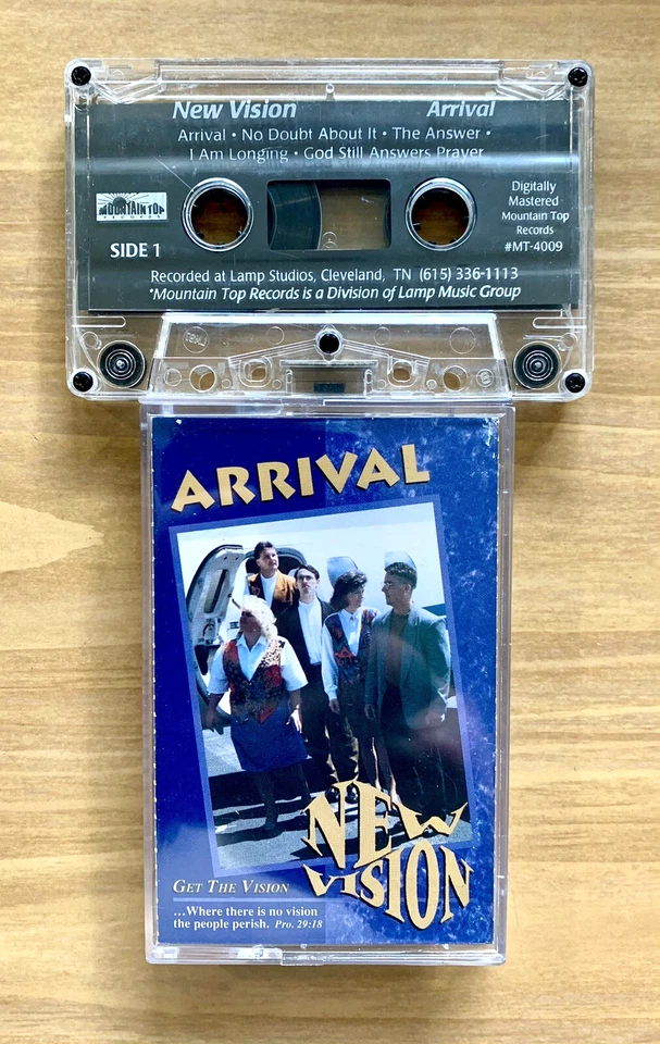 Cassette Tape ~ Arrival ~ New Vision ~ Religious ~ 10 Tracks ~ 1980s ~ !L🔵🔵K! - Image 4 of 4