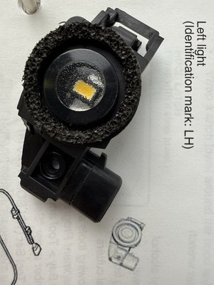 Genuine OEM Honda Welcome Light Replacement LED Pod - Left Side (LH)