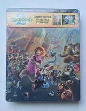 Disney Zootopia 2 Steelbook 4K UHD Blu-ray Digital Brand New and Sealed