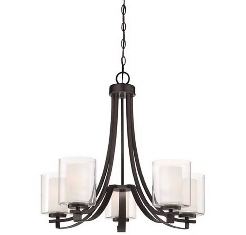 Minka Lavery 4105-172 Parsons Studio 5-Light Chandelier in Smoked Iron