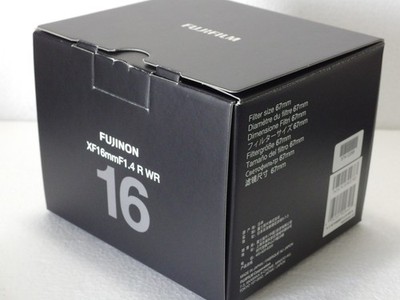 FUJIFILM XF 16mm f/1.4 R WR Lens like new in box.  Absolute mint, no sign of use