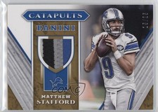 2017 Panini Catapults Memorabilia Prime 15/25 Matthew Stafford #CM-MS iw2