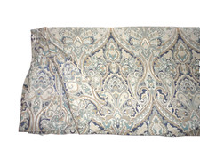 POTTERY BARN MACKENNA BLUE PAISLEY 1 KING/CALIFORNIA KING FLAT SHEET 100 X 98