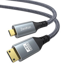 4K Micro HDMI to Mini HDMI Cable 3.3FT for Raspberry Pi 5/4 Camera to Portable M