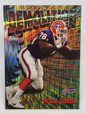 Bruce Smith 1997 Topps Demolition Men Hologram Insert Card #18 NM-MT