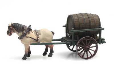 HO Artitec Wagon Horse Freight Beert #765.387.288 Hand Painted