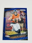 2025 Panini Prizm Bo Nix Blue Shimmer /35 #142 Broncos SSP!