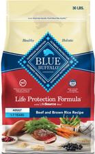 Blue Buffalo Life Protection Formula Adult Beef Brown Rice Dry Dog Food, 30lb