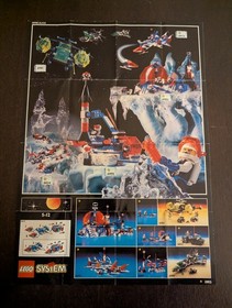 Vintage (1993) LEGO SPACE - Ice Planet 2002 Sets Poster - VERY RARE