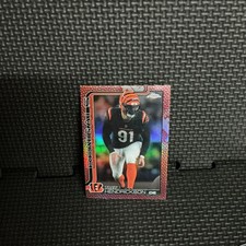 Topps Chrome Leather Refractor  Rookie Trey Hendrickson #65 Bengals NFL Card. rookie card picture