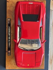 Modellino auto 1:18 FERRARI 348 tb 1989 su legno di legno posta Bburago