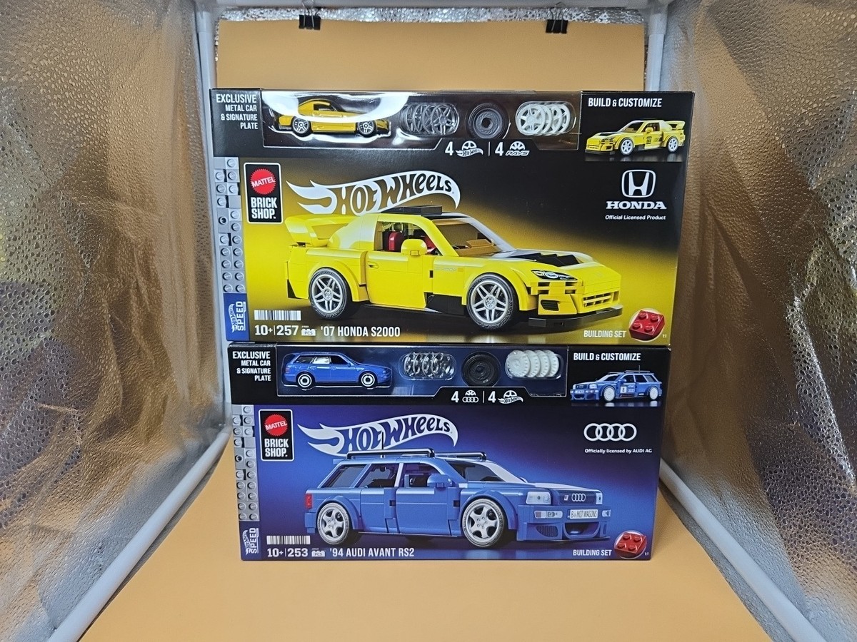 Hot Wheels Mattel Brick Shop Custom '90 Honda Civic EF & '07 Honda