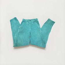 VTG Cross J Jeans USA Made Teal High Rise Straight Leg Denim 7/8 - 34โ Inseam
