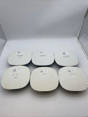 Lot of 6- Aruba AP-510 APIN0515 Access Point Q9H63A AP-515 w/ Ceiling Bracket