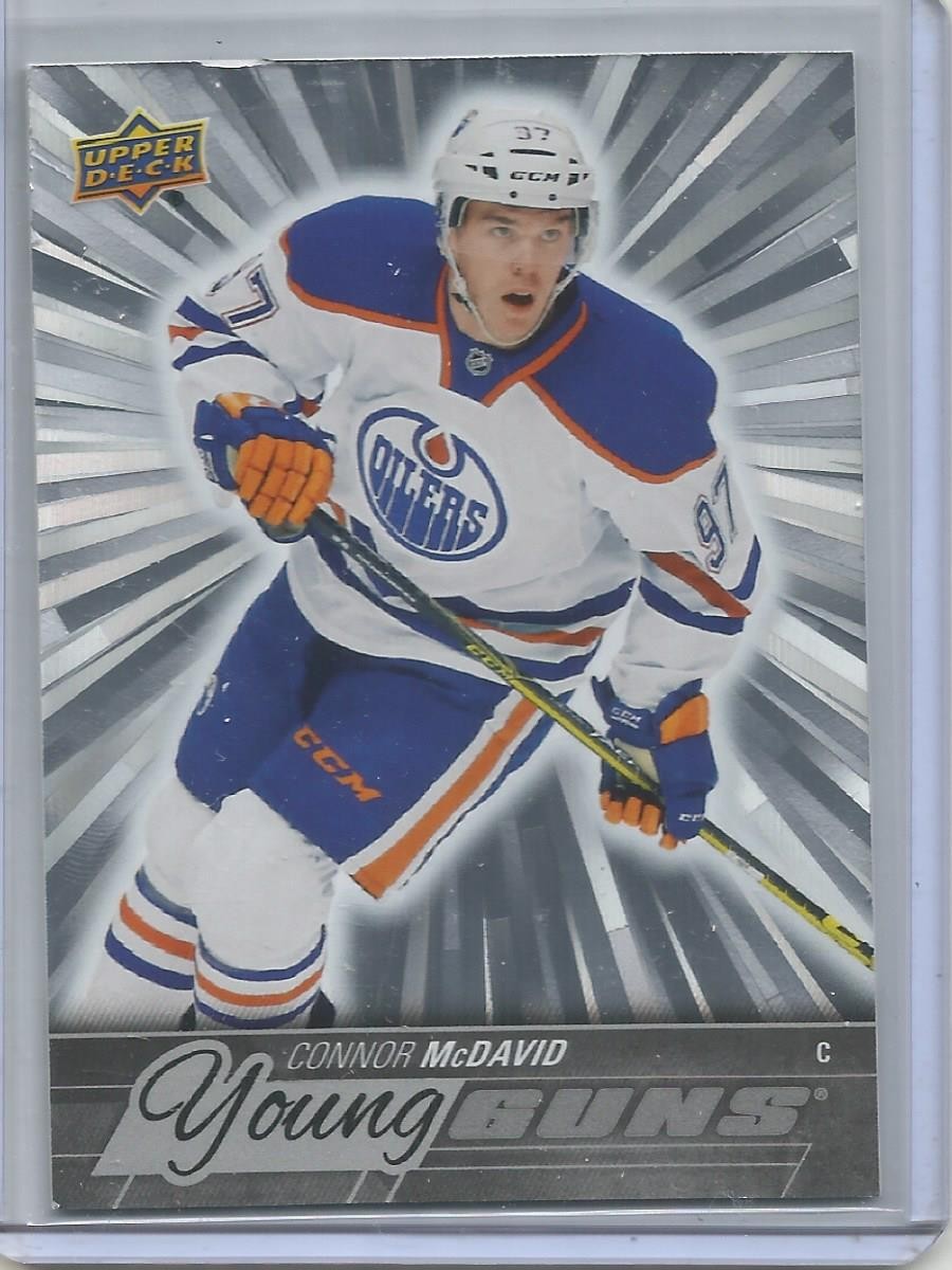Connor McDavid 2024/25 Upper Deck Silver Outburst Retro Young Guns (OR-3)