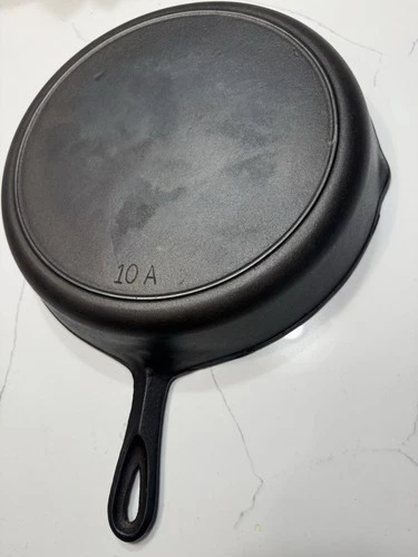 Vintage BSR #10 Cast Iron Skillet – Birmingham Stove & Range – Smooth Interior