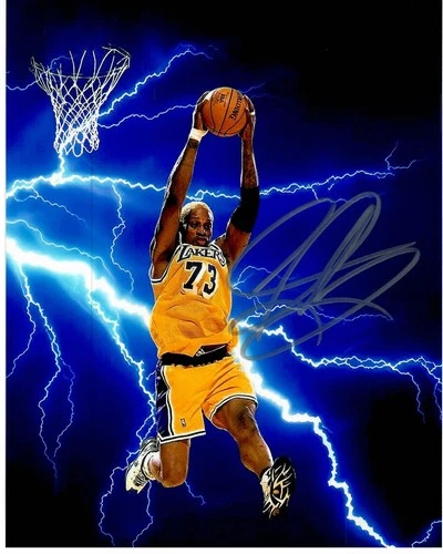 Dennis Rodman Los Angeles Lakers Signed Autographed 8x10 Photograph TTM COA