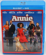 Annie Movie Blu Ray and DVD 2014 Family Children Jamie Foxx Quvenzhane Walls