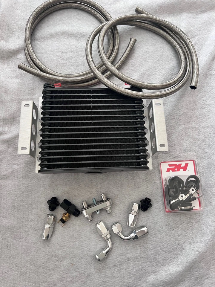 KIT ENFRIADOR TRANS 6L80E/90E, 8L90E DERALE 13750 CON VENTILADOR, LÍNEAS, TERMOSTATO Foto 3 de 4