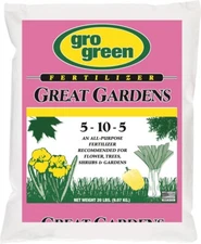Gro Green Great Gardens 5-10-5 All Purpose Fertilizer 20 lbs.