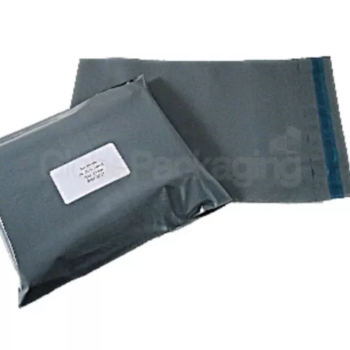 20 x grey strong postal postage mailing bags 9.5"x13" image 1