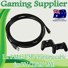 3M USB Charging Cord Sync Thick Cable for MICROSOFT XBOX ONE and PS4 CONTROLLER