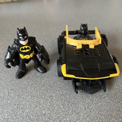 imaginxt Batman Figur und Batgirl mit Batmobilen Slammerz