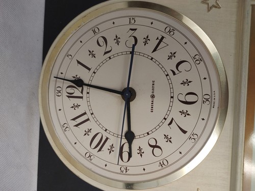 Vtg General Electric Revolutionary War Wall Clock One If By Land Two If By Sea - Picture 6 of 18