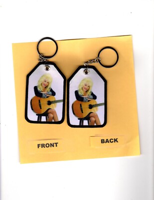 DOLLY PARTON SUBLIMATION Key Chain APPROX SIZE