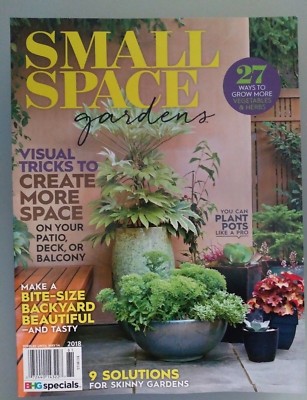 Small Space Gardens Magazine Visual Tricks To Create More Space 2018 M75