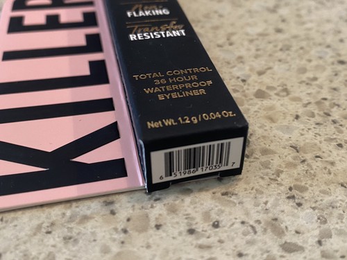 Too Faced Killer Black Liner Gel Eyeliner Pencil WATERPROOF EYELINER FullSize - Picture 6 of 8
