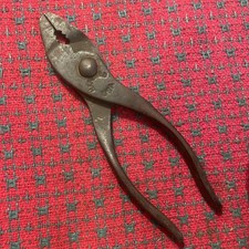 Antique THIN NOSE PLIERS RARE Harrold MADE IN USA Vintage USA Tools