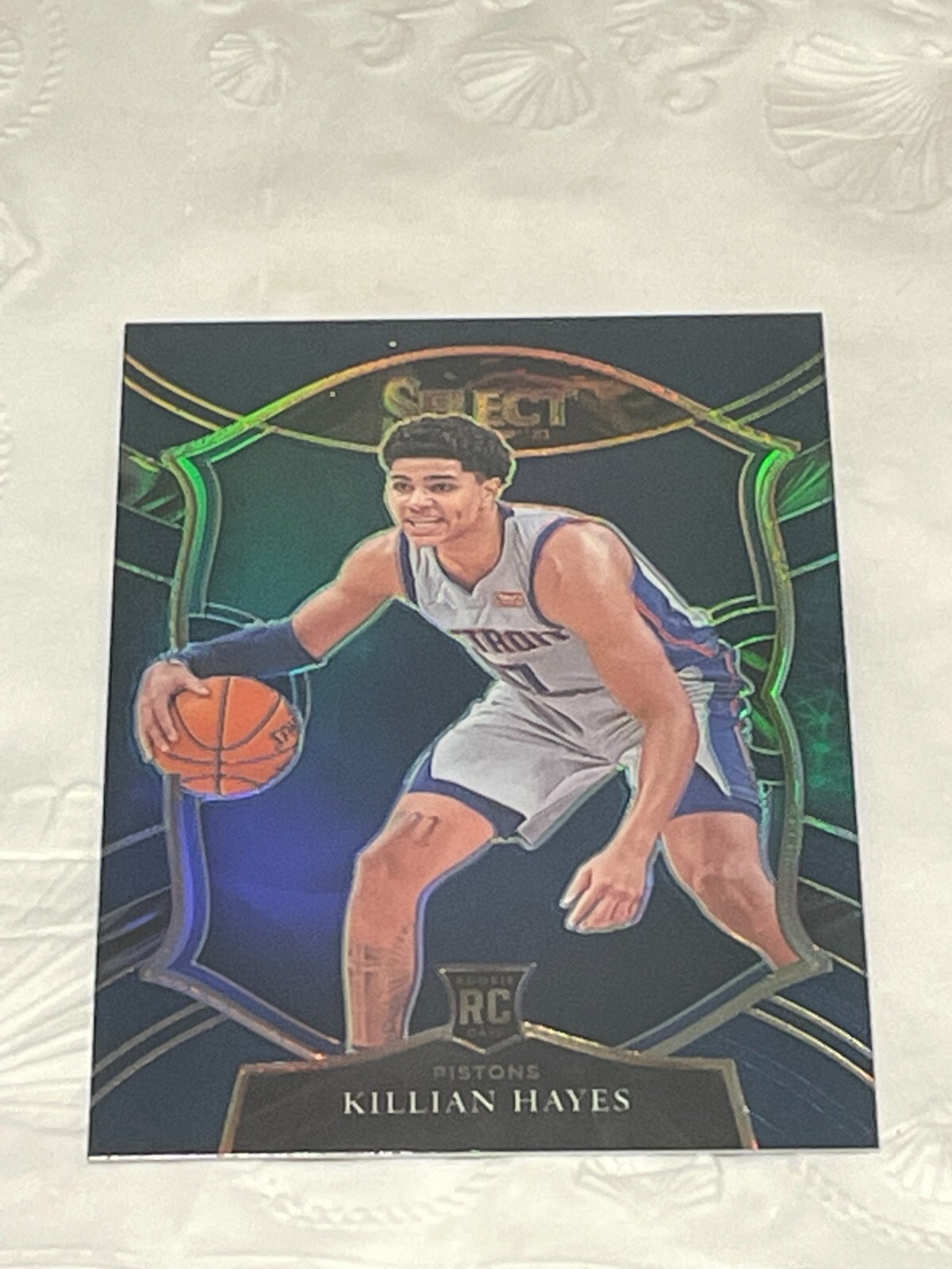 2020-21 SELECT BASKETBALL KILLIAN HAYES RC BLUE CONCOURSE SILVER